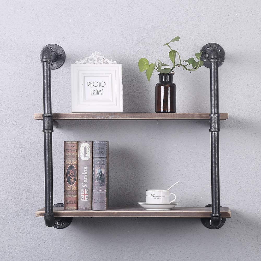 Industrial Pipe Shelf The Blue Bird Room   Wall Pipe 